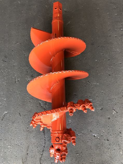 18 auger for skid steer|heavy duty rock augers.